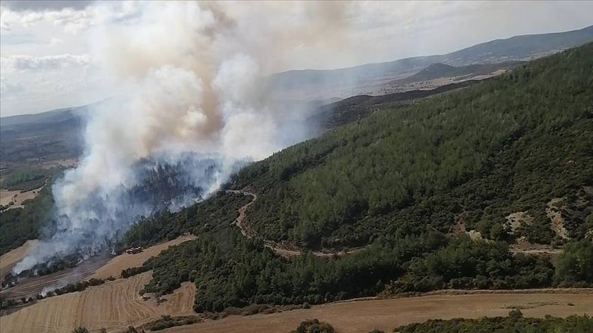 Çanakkale’de yangın kabusu! Hastane, köyler, havalimanı… Hepsi tahliye edildi! 6